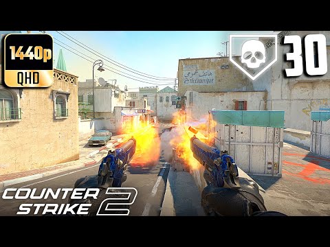 CS2- 30 Kills On Dust 2 Competitive Full Gameplay #70! (No Commentary)