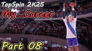 TOP SPIN 2K25　Mycareer Mode Part08