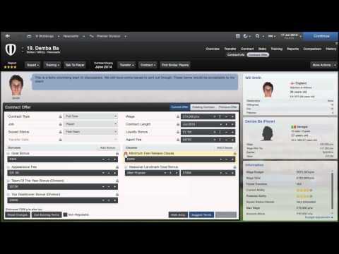 FM13 Newcastle United hints and tips