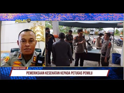 DIALOG : KAPOLRES PALOPO TERKAIT PENGECEKAN KESEHATAN PETUGAS KPPS