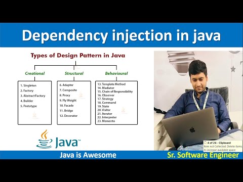 Dependency Injection Using Constructor And Method In Java