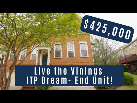 Live the Vinings ITP Dream - End Unit Townhome in Exclusive Chadsworth