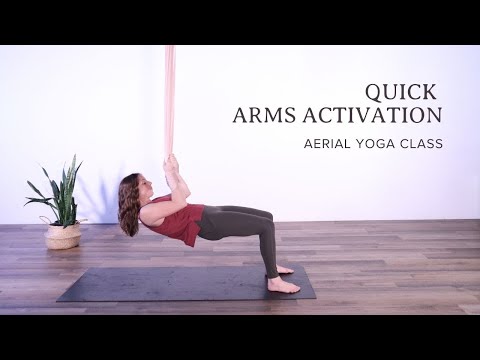 Aerial Yoga Classes - Quick Arms Workout