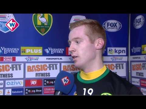 Reactie ADO-speler Mike van Duinen na ADO Den Haag - NAC Breda