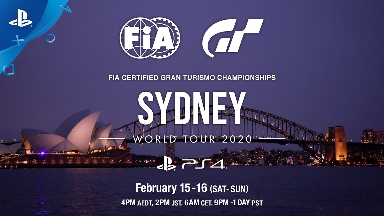 The FIA Gran Turismo Championships 2020 Series Kicks Off in Sydney