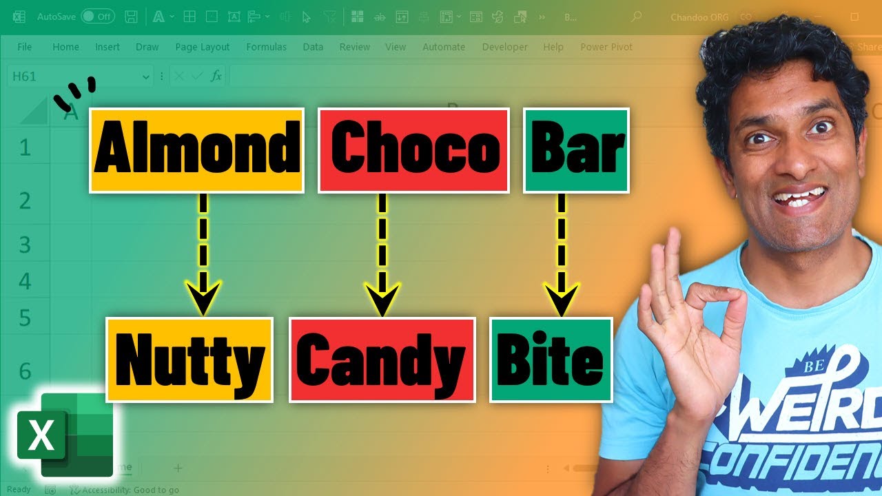 Cool Excel Trick to Find Replace Multiple Words in one go