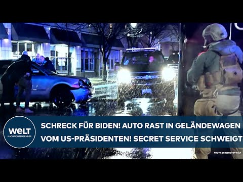 JOE BIDEN: Schreckmoment! Auto rast in den Geländewagen vom US-Präsidenten - Secret Service schweigt