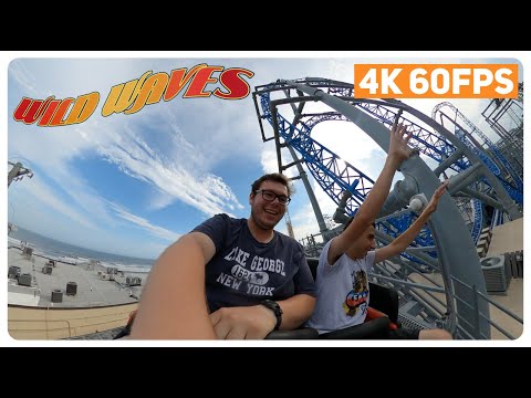 On-ride point of view of Wild Waves