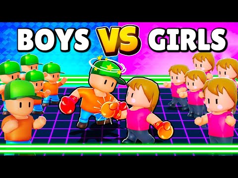 BOYS vs GIRLS in Stumble Guys!