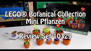 Review LEGO Mini Pflanzen 2023 (Botanical Collection Set 10329)
