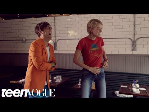 Skinny Jeans Struggles with Jessica Stam and Rebecca Minkoff - Breakfast with Bevan - Teen Vogue