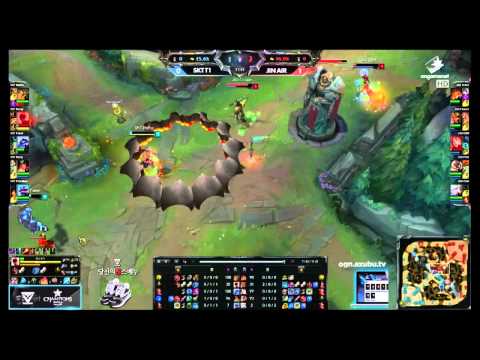 SKT T1 Faker Xerath VS GBM Ahri