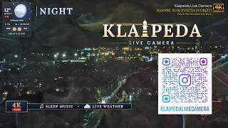 4K LIVE Klaipeda, Lithuania 🌙 Sleep Music & Relaxation | Quiet Rooftops