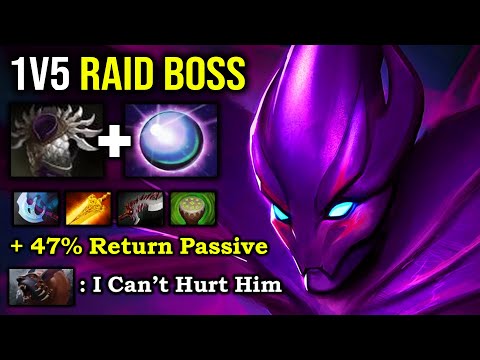 ULTRA 1v5 RAID BOSS HERO Even Ursa Can't Hurt Crazy Spectre + Insane Farm Speed 7.27a IMBA DotA 2