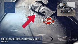 NIGDY nie holuj R107 za tylne ucho holownicze — dlaczego to kończy się rdzą