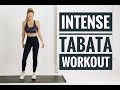 12 Minute Full Body TABATA Workout INTENSE No Equipment Workout