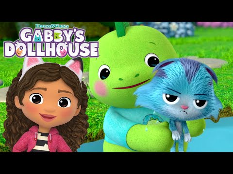 The Gabby Cats Grow a Dinosaur | GABBY'S DOLLHOUSE | Netflix
