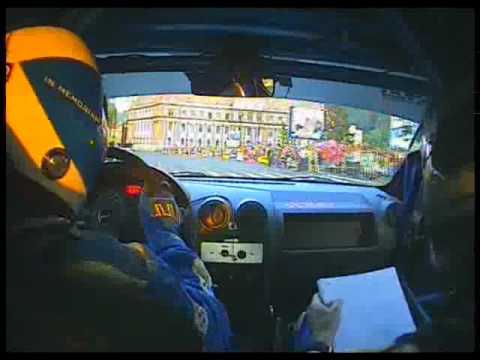 On-Board.ro - 2009 Tara Barsei Rally - Super special Brasov - Vlad Cosma Dacia Logan
