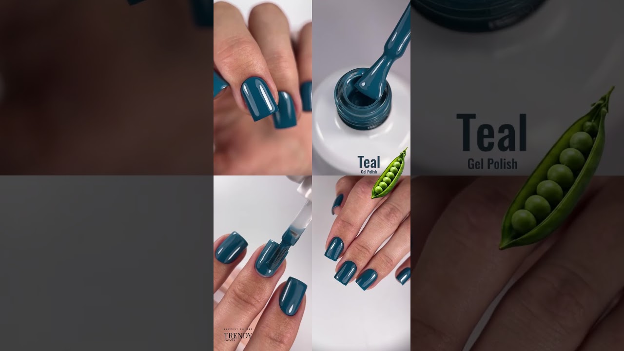 Видеообзор Гель-лак для ногтей TrendyNails (Teal 5 мл)
