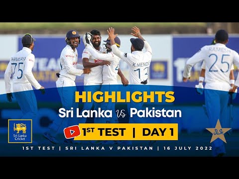 Day 1 Highlights | 1st Test, Sri Lanka vs Pakistan 2022