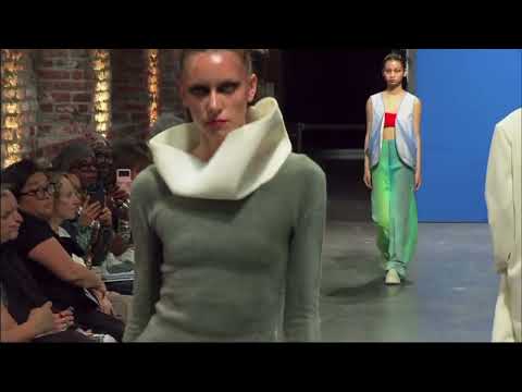 Yichen Lu's collection 'Melting Away' from 2023 'ASSEMBLAGE' Pratt Fashion Show