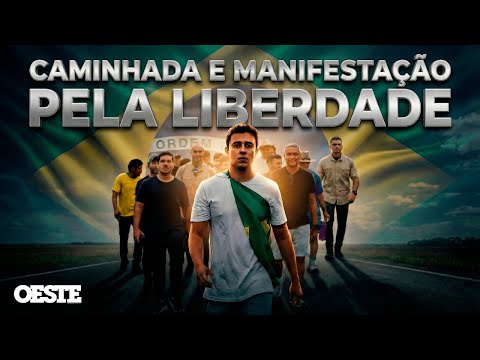 CAMINHADA DE NIKOLAS PELA LIBERDADE + MANIFESTAÇÃO ACORDA BRASIL: COBERTURA ESPECIAL OESTE - 25/01