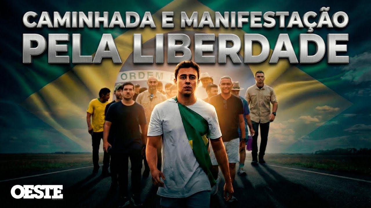 CAMINHADA DE NIKOLAS PELA LIBERDADE + MANIFESTAÇÃO ACORDA BRASIL: COBERTURA ESPECIAL OESTE - 25/01