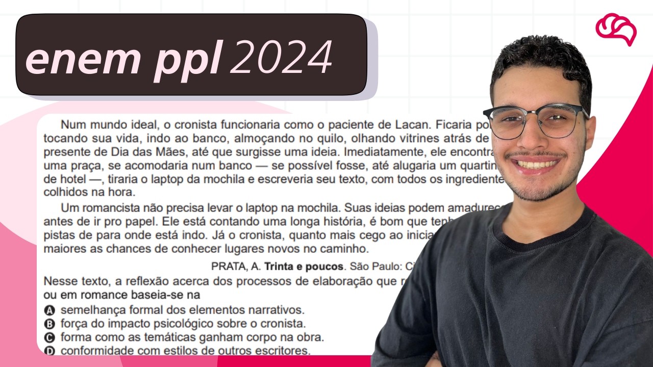 Resolução em Vídeo — Questão 33 ENEM 2024 PPL