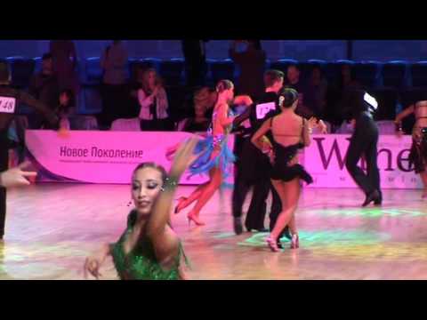 WDSF Open Latin 1/4 samba Yaroslav Brovarskyi - Valeria Topalo