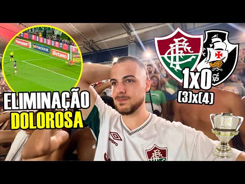 FIM DA LINHA! Fluminense 1x0 Vasco - VLOG NA ARQUIBANCADA | Semifinal Copa do Brasil 2025