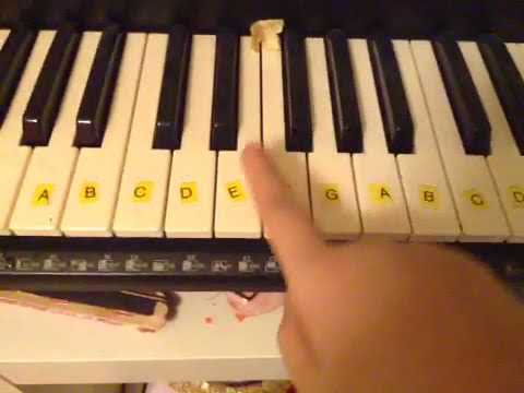 Lær at spille et barn er født i Betlehem på klaver easy