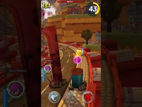 Espio the Chameleon in City: Sunset Bridge