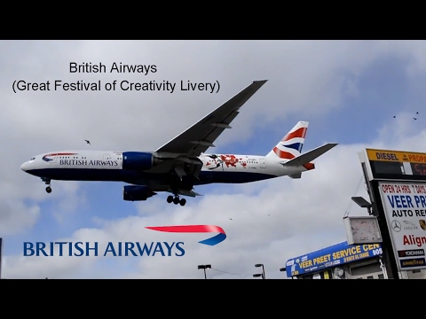 British Airways 777-200-(Great Festival of Creativity)-Toronto Pearson Airport/March 12 2017