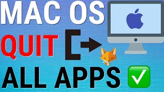 How To Close All Apps On MacBook & Mac (QUIT ALL APPS)