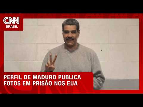Perfil de Nicolás Maduro publica fotos do líder chavista em prisão nos EUA | CNN AGORA