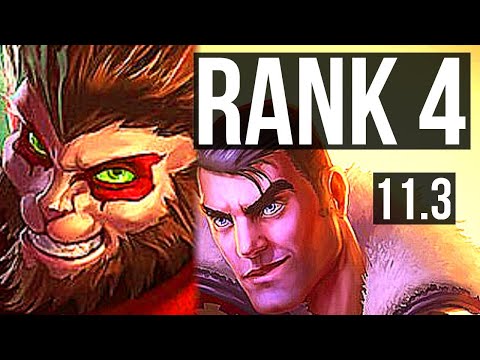WUKONG vs JAYCE (TOP) | Rank 1 Wukong, Rank 4, 4/0/3 | KR Challenger | v11.3
