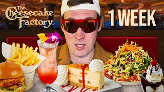 I Only Ate Cheesecake Factory for 1 Week