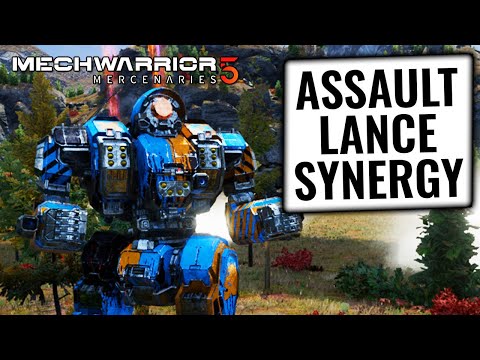 BRAWLER CYCLOPS! - ASSAULT MECH LANCE SYNERGIES - Mechwarrior 5: Mercenaries - MW5 Beta