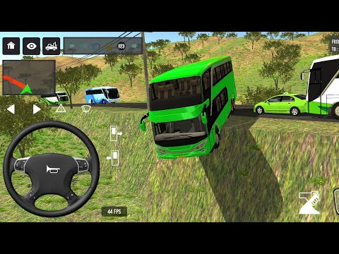 Euro Bus Driving Game Public Transportation 2024 -  Indonesia Bus Simulator Android Gameplay #1718