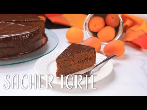 SacherTorte | How to Make Chocolate Cake with Apricot Jam Filling | Austrian Recipe
