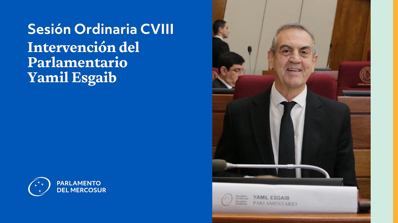 Intervención del Parlamentario Yamil Esgaib - CVIII Sesión Plenaria