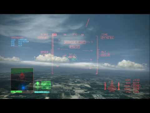Ace Combat 6: Ace of Aces Mission 01 [F-22A -Mobius- XMA6 / F-22A -Gryphus- QAAM] (1/2)