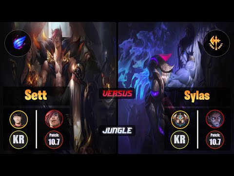 Tarzan SETT (Jungle) [Phase Rush] VS SYLAS - Challenger KR Patch 10.7