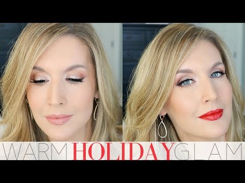 Warm Holiday Makeup Tutorial | FIRE & ICE Collab w/ Risadoesmakeup | Holiday Glam Video
