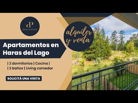 Apartamento de 2 dormitorios en Haras del Lago