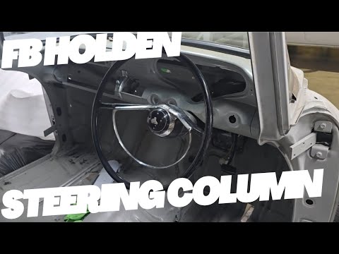 FB Holden colapsible steering column from OCD Metalworks. 