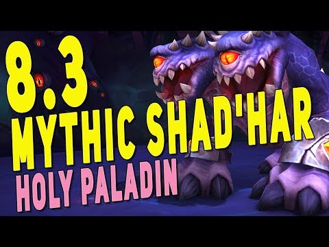 (MYTHIC) SHAD'HAR - Holy Paladin PoV | Ny'alotha Raid - WoW BfA 8.3