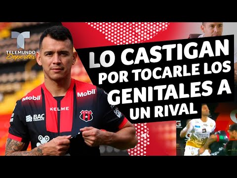 Castigan a mexicano en Costa Rica por tocarle los genitales a un rival | Telemundo Deportes
