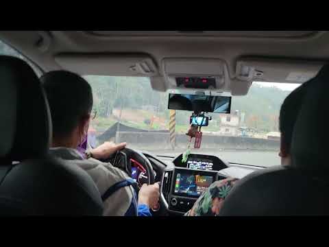 Dirigindo para o município de Puli, condado de Nantou, Taiwan Vlog