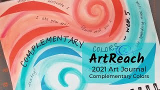 2021 Art Journal Week 5 - Complementary colors